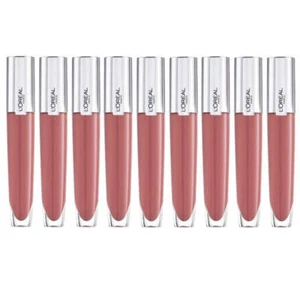 9x L'Oreal Paris Rouge Signature Plump Lip Gloss 7ml 404 I Assert - Picture 1 of 8