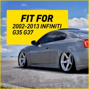 6x Door Pillar Posts Cover Trim Set Carbon Fiber For 2002-2013 Infiniti G35 G37 - Picture 1 of 8