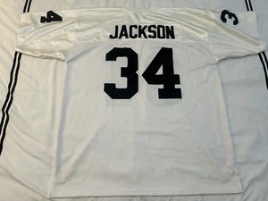 Stitched Throwback Stars BO JACKSON #34 LA Oakland Las Vegas Raiders Jersey XL - Picture 1 of 12