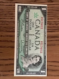 1967 CANADA OTTAWA ONE DOLLAR BANKNOTE - Picture 1 of 2