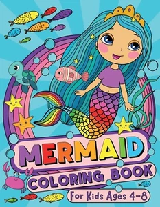 Libro para colorear sirena: para niños de 4 a 8 años (edición EE. UU.) - Imagen 1 de 1
