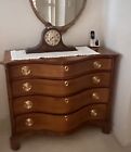 Hickory Chair Mahogany Serpentine Front Chest of Drawers
