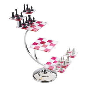 Star Trek Tri-Dimensional 3D Schach Set Noble Collections - Picture 1 of 3