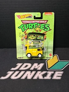 Hot Wheels Premium Entertainment TMNT Party Wagon Teenage Mutant Ninja Turtles - Picture 1 of 5
