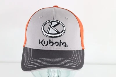 Vintage Spell Out Kubota Motors Color Block Strapback Hat Cap Adjustable - Image 1 of 4