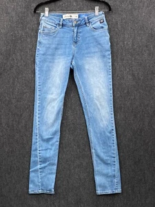 Lee Riders Slacker Teens 14 Relaxed Tapered Jeans Blue Denim Mid Rise Zip Fly - Picture 1 of 16