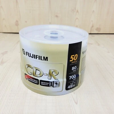 Fujifilm Cd-r Media - 700mb - 120mm Standard - 50 Pack Spindle. New - Image 1 of 4