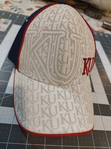 Kansas University Jayhawks Two Tone Mesh Stretch Cap... Medium/Large - Picture 1 of 7