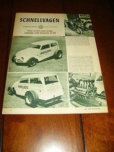 CROSLEY WAGON HEMI POWERED DRAG RACE CAR ***ORIGINAL 1962 ARTICLE*** - Picture 1 of 1