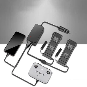 For Mavic 3 Car Charger Drone Battery Charger Dual Car Charger Accessories - Picture 1 of 6