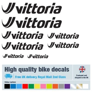 Vittoria bike labels / decals / stickers, 5+ years external quality (23 pack) - Picture 1 of 18