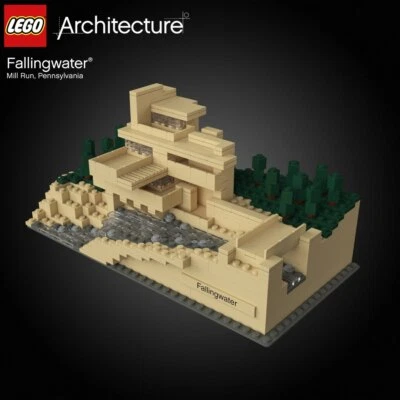 LEGO Fallingwater 21005 Architecture 100% Complete no box/instructions - Image 1 of 4