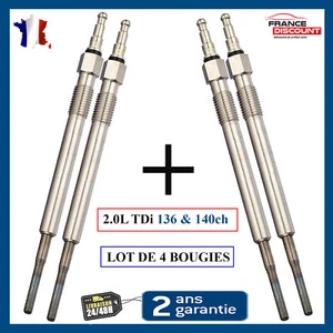 4 Bougie de préchauffage de A3 A4 A6 Golf Touran Octavia 2,0l 2,0 TDi 136 140 ch - Foto 1 di 5