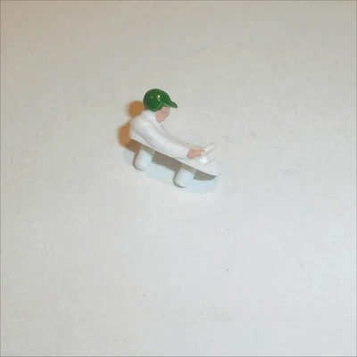 Dinky Toys 242 Ferrari Racing Car Driver Figure Green Helmet - Image 1 of 4