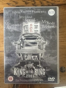 WWF - King Of The Ring 2001 DVD | WWE Wrestling Rare FREEPOST - Foto 1 di 1