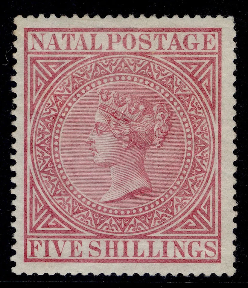SUDÁFRICA - Natal QV SG72, 5s rosa, M COMO NUEVO. Cat 160€. Foto 1 de 1
