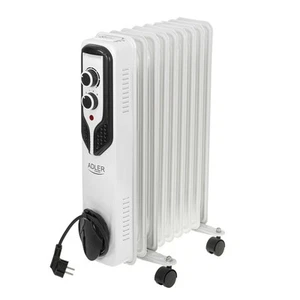 Radiador de Aceite Adler AD 7816 Blanco Negro 2000 W - Imagen 1 de 5