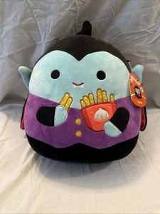 Original Squishmallows Halloween Vince Vampire Garlic Fries 12" Plush W/Tags - Picture 1 of 22