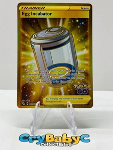 Incubadora de huevos Pokemon 087/078 Pokemon GO espada y escudo SECRETO RARO - Imagen 1 de 4