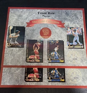 Lot of 2 KEN GRIFFEY JR. 1993 FRONT ROW GOLD COLLECTION PREMIUM PROMO SHEET #'d - Picture 1 of 4