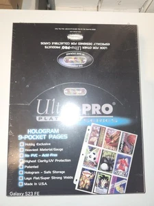 Ultra Pro Platinum Binder Pages For Trading Cards! 100 Page Sealed Box! - Picture 1 of 4