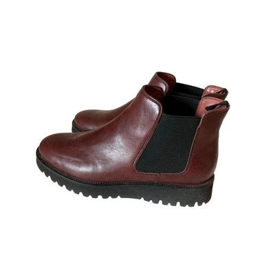 Botines Chelsea Frau cuero coñac de Italia talla 8 Med Foto 1 de 4