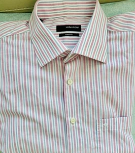 Seidensticker Modern Men's Long Sleeve Striped Shirt, Size 16.5 Collar - Picture 1 of 5