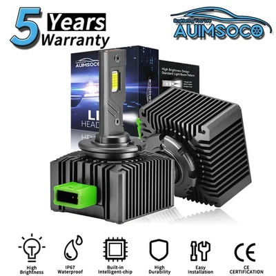 Para Porsche Cayenne 2015-2018 2x D3S D3R Bombillas LED haz alto bajo 240W Foto 1 de 4