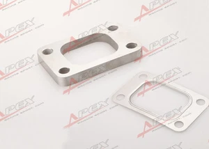 T25 T28 SS304 Turbo Manifold Turbo Charger Turbine Inlet Flange + SS304 Gasket - Picture 1 of 2