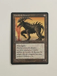 1995 Magic The Gathering MTG - Bronze Horse - NM - Legends Italian - Bild 1 von 2