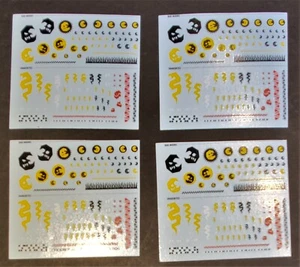 40K Ork Clans 4x Transfer Sheets Bad Moonz + Snakebitez Warhammer Kill Team - Picture 1 of 1
