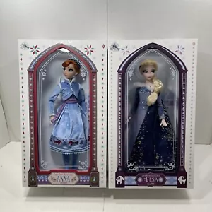 Disney Store Elsa & Anna Esclusiva 17-In Olafs Frozen Edizione Limitata LE 7000 - Foto 1 di 6