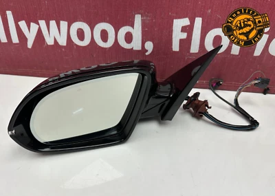 Espejo retrovisor puerta lateral izquierda AUDI A8 A8L S8 2011-2018 con cámara (negro) OEM Foto 1 de 4