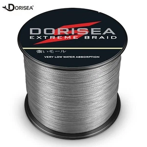 Dorisea 100M~2000M 6lb-500lb grigio intrecciato lenza da pesca Top Dynama filo estremo - Foto 1 di 11