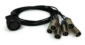 DG Systems - Connettore LK19 femmina da pannello a 6 XLR maschi - Made in Italy - Imagen 1 de 1