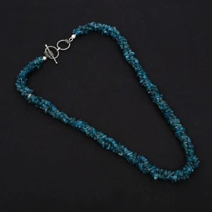 Apatite Gemstone Handmade Unique Necklace Beads Jewelry For Gift AA 010 - Imagen 1 de 2
