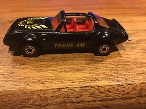 Vintage 1979 Matchbox Superfast Pontiac Firebird Trans AM Black - Picture 1 of 5