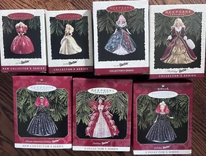 Hallmark Holiday Barbie Collector Series 93-99 - Picture 1 of 1