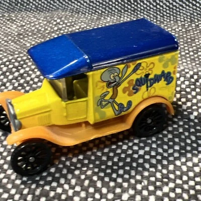 Vintage 1989 MATCHBOX 1921 MODEL T FORD SPONGEBOB SQUAREPANTS SQUIDWARD DIECAST - Image 1 of 4