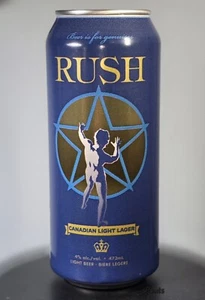 2024 RUSH BLUE LAGER STAR MAN BEER CAN ROCK MUSIC BAND HENDERSON TORONTO CANADA - Picture 1 of 9