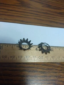 NOS Ford engine steady rod bolts Lock Washer Pair Star Washer Read Description  - Picture 1 of 2