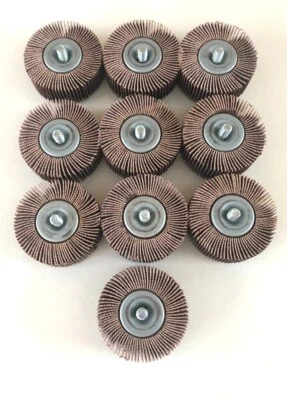 MERIT 08834133009 Flap Wheel, AO, 2" diameter x 3/4" width 1/4-20 Shank, 80G - Image 1 of 4