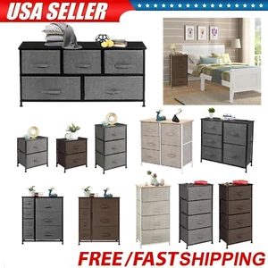 2/3/4/5/7 Contenedores Cajonera Cómoda Almacenamiento Estante Organizador Gabinete Dormitorio Set - Imagen 1 de 63