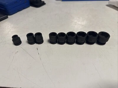 Mac Tools Expert 3/8 Dr. 12 Piece Metric Short Socket Set Missing 3  - T8 - Image 1 of 4