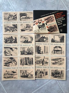US Postcard Tourism Year of the Americas '72 Post Cards (1 set of 5 cards) - Picture 1 of 2