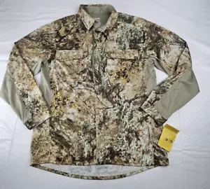 Cabela’s Zonz Camo Shirt Men M Button Shirt Vented Multi Zone Camo Hunting NWT - Picture 1 of 15