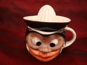 Presse Agrumes Figurine Singe Animalier Style Americain Porcelaine - Imagen 1 de 4