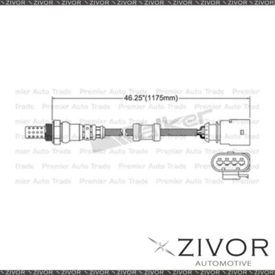 New WALKER Post Catalytic Oxygen Sensor For Audi TT 2.0 Turbo CCZA 4 Cyl EGO-231 - image 1 of 2