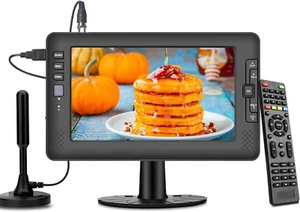 9" IPS Screen Small Tv,Portable TV with Digital ATSC Tuner, USB Port, AV Input, - Picture 1 of 6