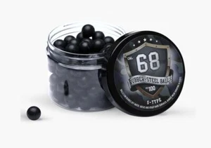 Rubberballs Cal. 68 S-Typ Stahl-Gummi 100 Stück - Bild 1 von 2